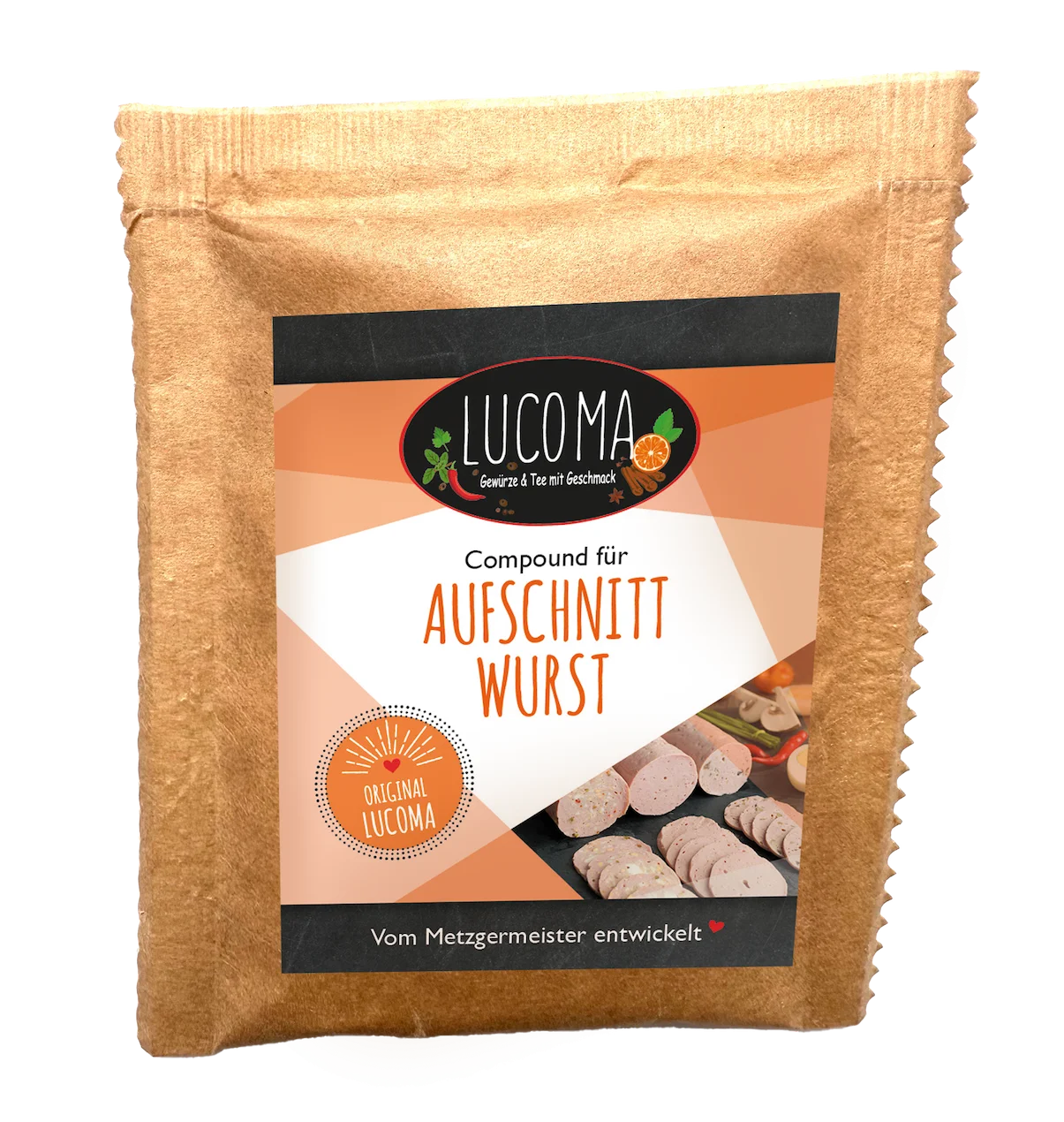 Aufschnittwurst Compound / Kalbspariser- 23 Gramm