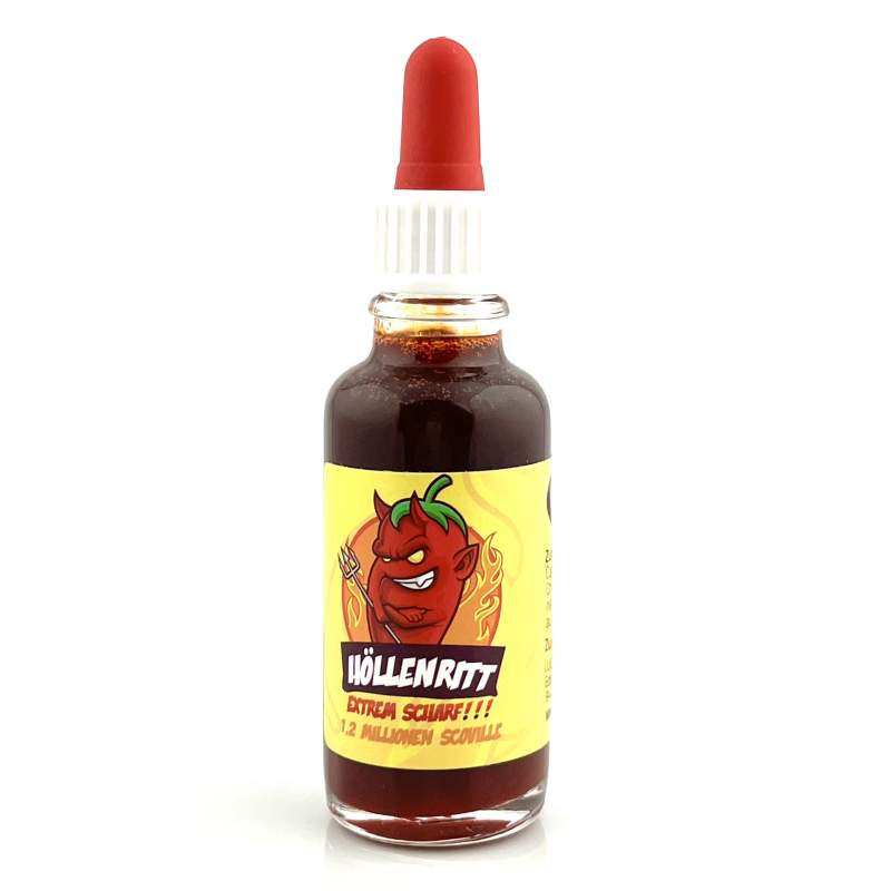 Höllenritt - extrem scharf - ca. 1,2 Mio Scoville - flüssig 30 ml